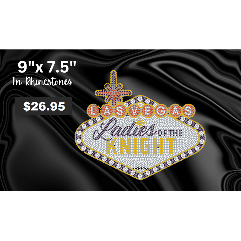 Ladies of the Knight Bling Rhinestone Transfer
