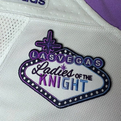Ladies Of The Knight Embroidered Patch - Gradient Colors Theme