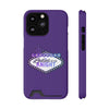 Phone Case Ladies Of The Knight Gradient Colors Phone Case With Card Holder, Purple