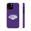 Phone Case Ladies Of The Knight Gradient Colors Phone Case With Card Holder, Purple