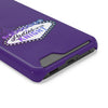 Phone Case Ladies Of The Knight Gradient Colors Phone Case With Card Holder, Purple