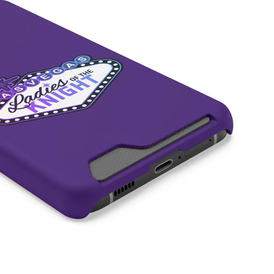 Phone Case Ladies Of The Knight Gradient Colors Phone Case With Card Holder, Purple