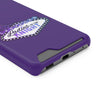 Phone Case Ladies Of The Knight Gradient Colors Phone Case With Card Holder, Purple