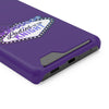 Phone Case Ladies Of The Knight Gradient Colors Phone Case With Card Holder, Purple