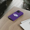 Phone Case Ladies Of The Knight Gradient Colors Phone Case With Card Holder, Purple