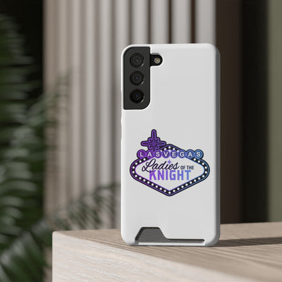 Phone Case Ladies Of The Knight Gradient Colors Phone Case With Card Holder, White