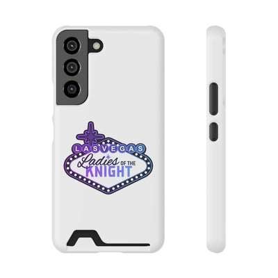 Phone Case Ladies Of The Knight Gradient Colors Phone Case With Card Holder, White