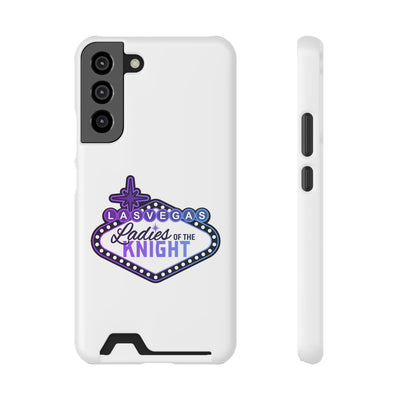 Phone Case Ladies Of The Knight Gradient Colors Phone Case With Card Holder, White