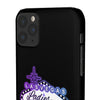 Phone Case Ladies Of The Knight Gradient Colors Snap Phone Case In Black