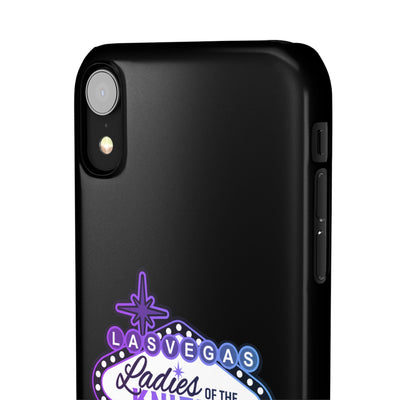 Phone Case Ladies Of The Knight Gradient Colors Snap Phone Case In Black