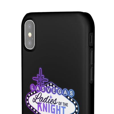 Phone Case Ladies Of The Knight Gradient Colors Snap Phone Case In Black