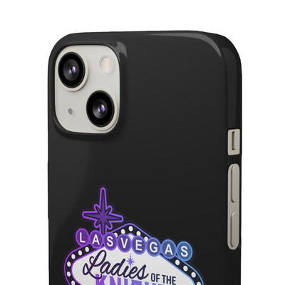 Phone Case Ladies Of The Knight Gradient Colors Snap Phone Case In Black