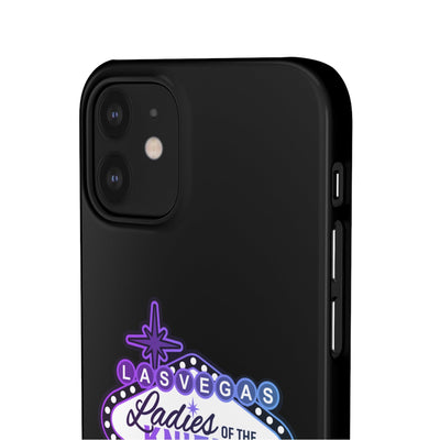 Phone Case Ladies Of The Knight Gradient Colors Snap Phone Case In Black