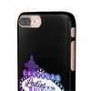 Phone Case Ladies Of The Knight Gradient Colors Snap Phone Case In Black