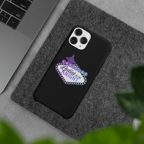 Phone Case Ladies Of The Knight Gradient Colors Snap Phone Case In Black