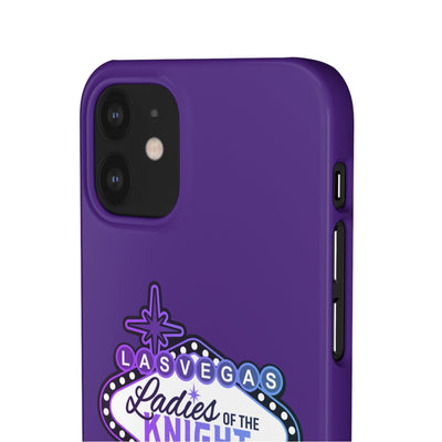 Phone Case Ladies Of The Knight Gradient Colors Snap Phone Case In Purple