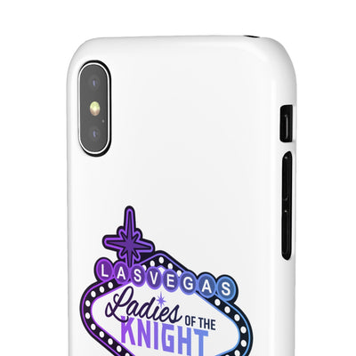 Phone Case Ladies Of The Knight Gradient Colors Snap Phone Case In White