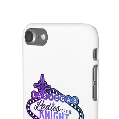 Phone Case Ladies Of The Knight Gradient Colors Snap Phone Case In White