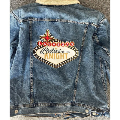 Ladies of the Knight Vegas Sign Embroidered Patch - Large Back Patch