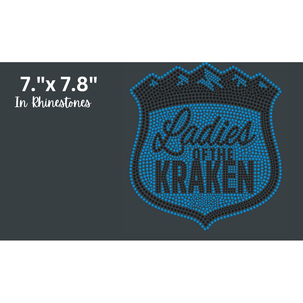 Ladies of the Kraken Bling Rhinestone Transfer