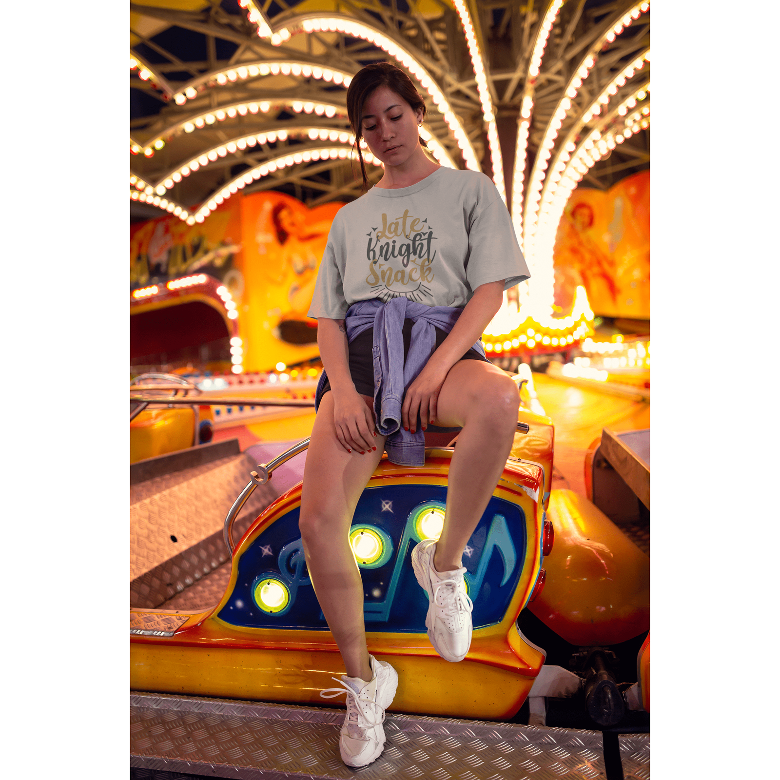 T-Shirt "Late Knight Snack" Dark Version Unisex Jersey Tee