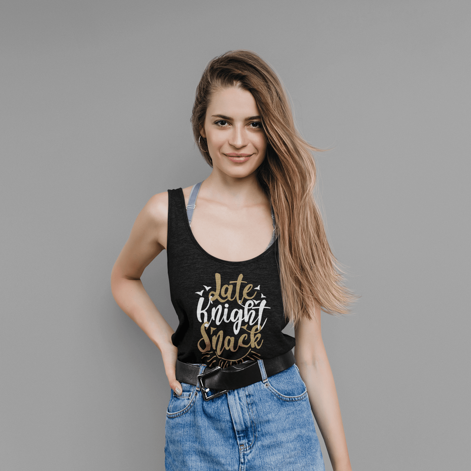 Tank Top "Late Knight Snack" Light Version Unisex Jersey Tank Top