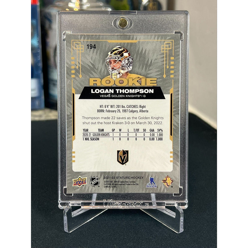 Logan Thompson Hockey Card /99