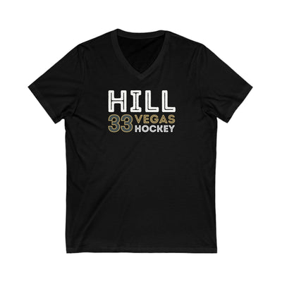 V-neck Hill 33 Vegas Hockey Grafitti Wall Design Unisex V-Neck Tee