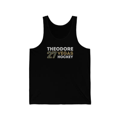 Tank Top Shea Theodore 27 Vegas Hockey Grafitti Wall Design Unisex Jersey Tank Top