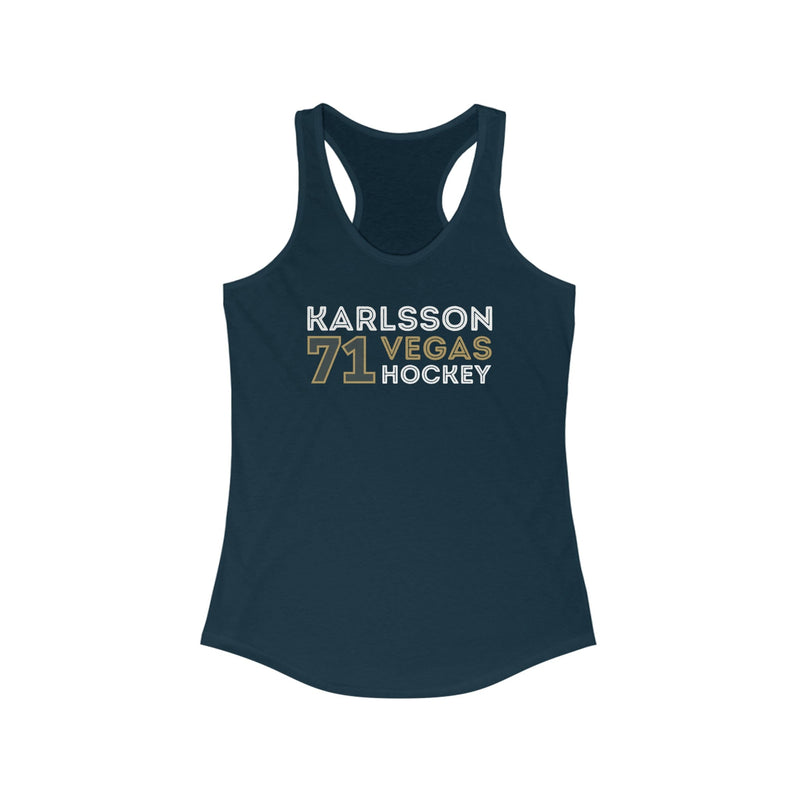 Tank Top William Karlsson Tank Top 71 Vegas Hockey Grafitti Wall Design Women's Ideal Racerback