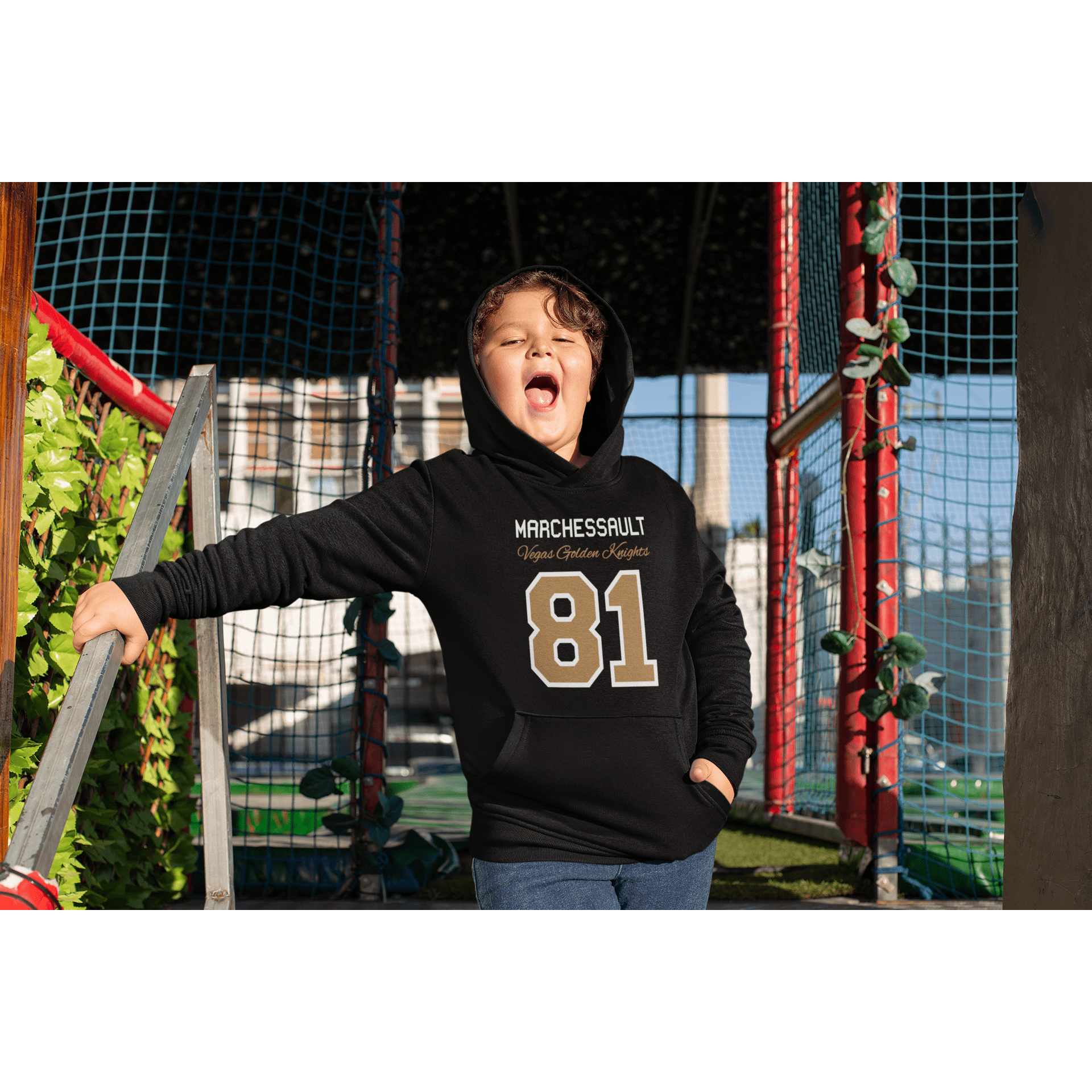 Kids clothes Marchessault 81 Vegas Golden Knights Youth Hooded Sweatshirt