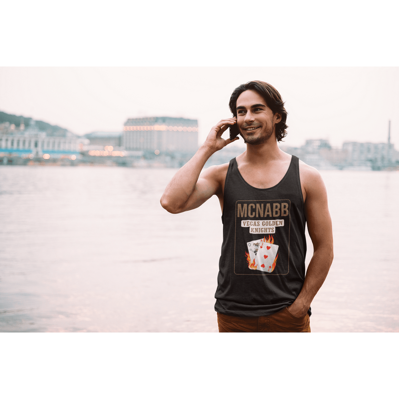 Tank Top McNabb 3 Poker Cards Unisex Jersey Tank Top