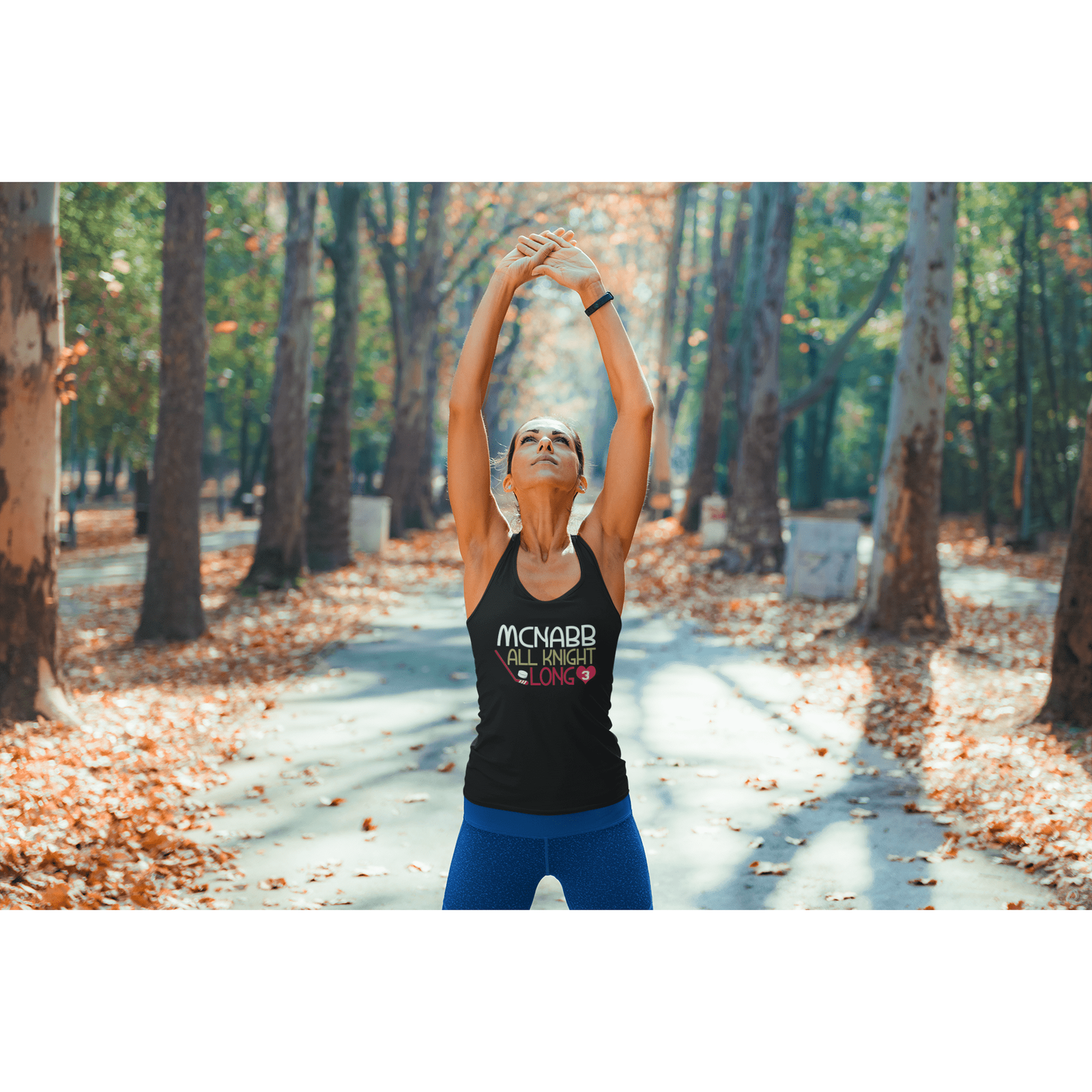 Tank Top McNabb All Knight Long Women's Ideal Racerback Tank Top