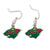 Minnesota Wild Logo Dangle Earrings