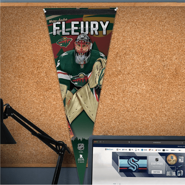 Minnesota Wild Marc-Andre Fleury Vertical Premium Pennant