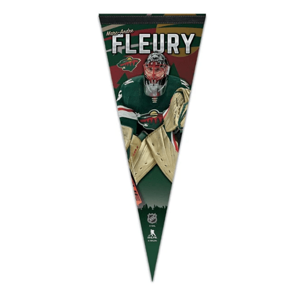 Minnesota Wild Marc-Andre Fleury Vertical Premium Pennant