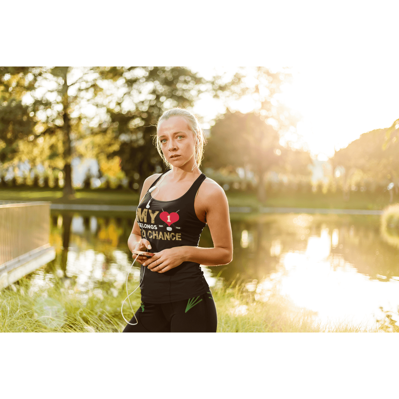 Tank Top My Heart Belongs To Chance Unisex Jersey Tank Top