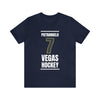 T-Shirt Pietrangelo 7 Vegas Hockey Steel Gray Vertical Design Unisex T-Shirt
