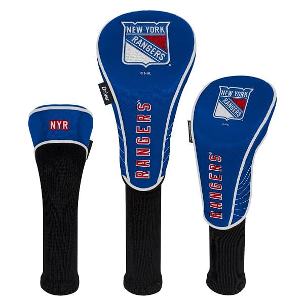 New York Rangers Golf Club Headcovers, Set Of 3