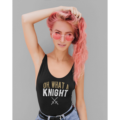 Tank Top "Oh, What A Knight" Women's Ideal Racerback Tank Top