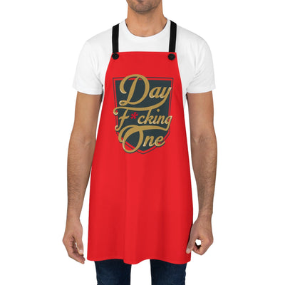 Accessories "Day F*cking One" Red Apron
