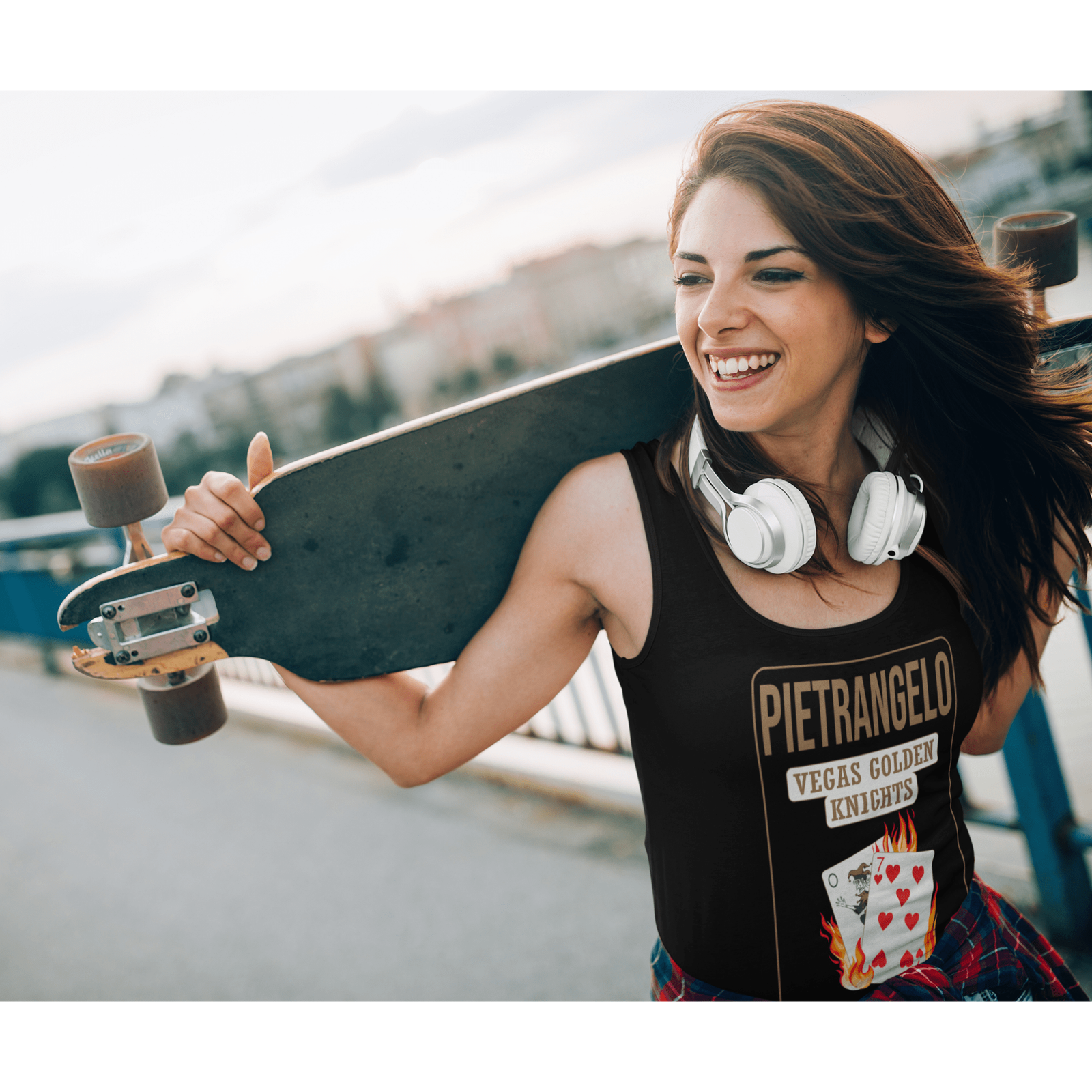 Tank Top Pietrangelo 7 Poker Cards Women's Ideal Racerback Tank Top