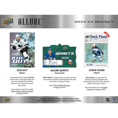 Puck Gal Card Breaks:   Personal Box Break '22-23 Allure Hobby