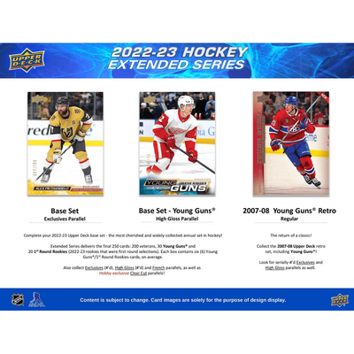 Puck Gal Card Breaks:   Personal Box Break '22-23 Extended Series Hockey Hobby