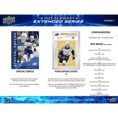 Puck Gal Card Breaks:  Personal Box Break '23-24 Extended Series Hockey Hobby