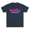 T-Shirt "Puck Gal Card Breaks" Unisex Tri-Blend Crewneck T-Shirt