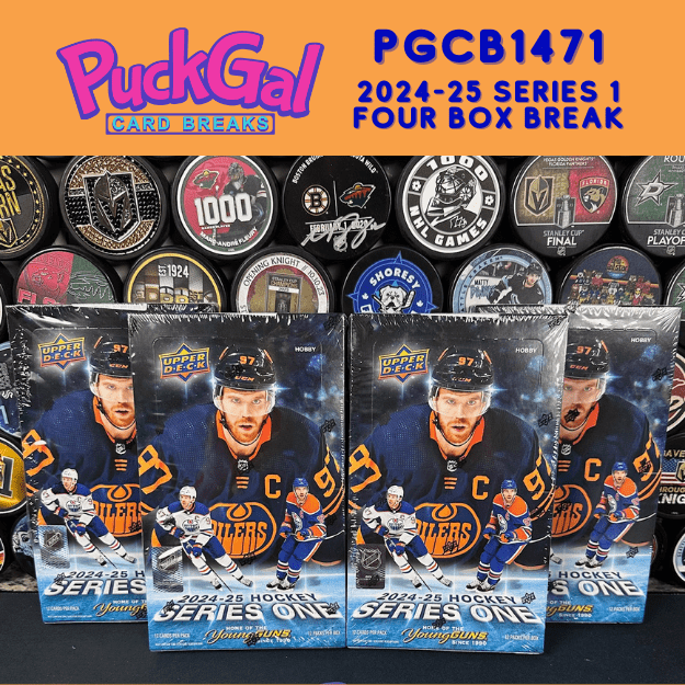 Puck Gal Card Breaks #1471: 2024-25 Series One Hockey 4-Box Break