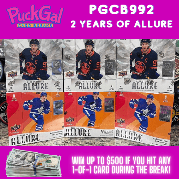 Puck Gal Card Breaks #992: Two Years Of Allure 6-Box Randomizer