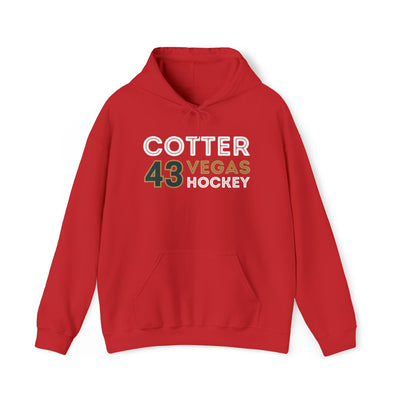 Hoodie Cotter 43 Vegas Hockey Grafitti Wall Design Unisex Hooded Sweatshirt