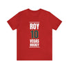 T-Shirt Roy 10 Vegas Hockey Steel Gray Vertical Design Unisex T-Shirt